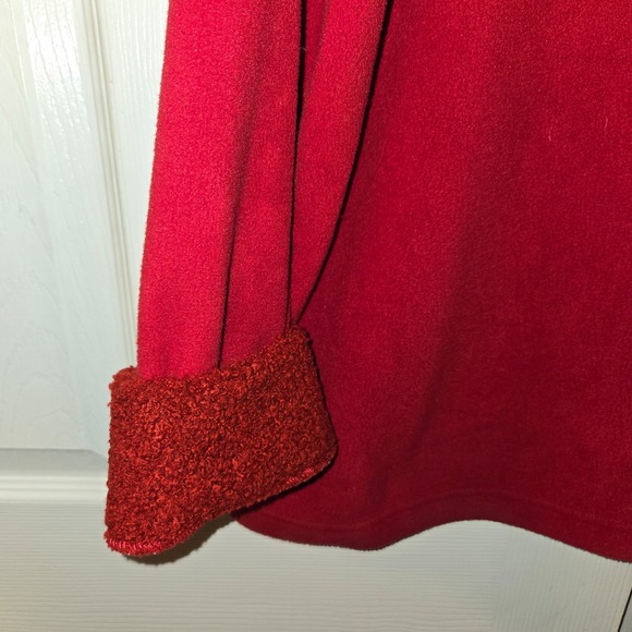 Vintage Winnie The Pooh Ice Skate Fleece Mock Neck Sweatshirt Women's 90s Large - Picture 4 of 12